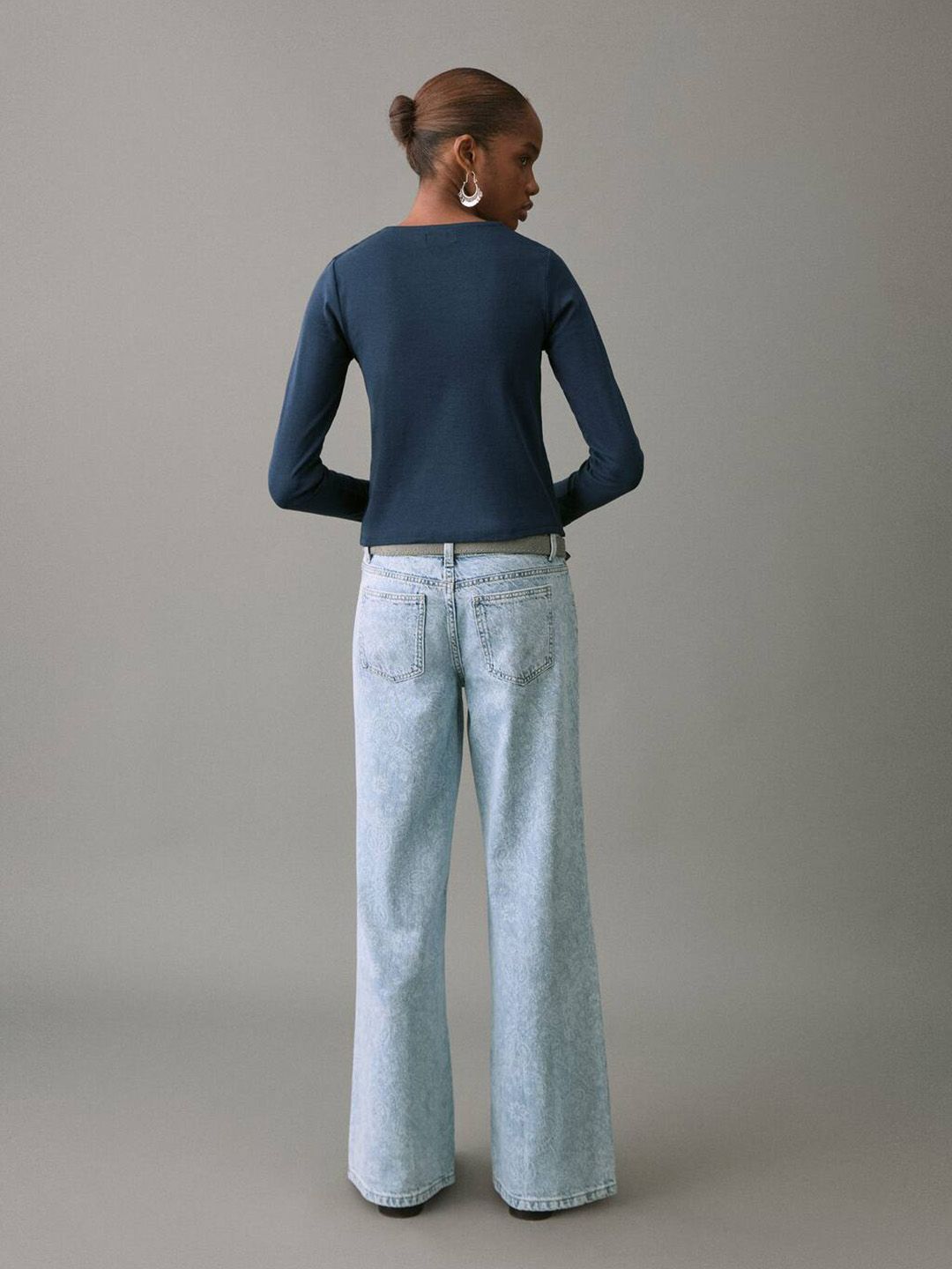 Asymmetric Neck T-shirt