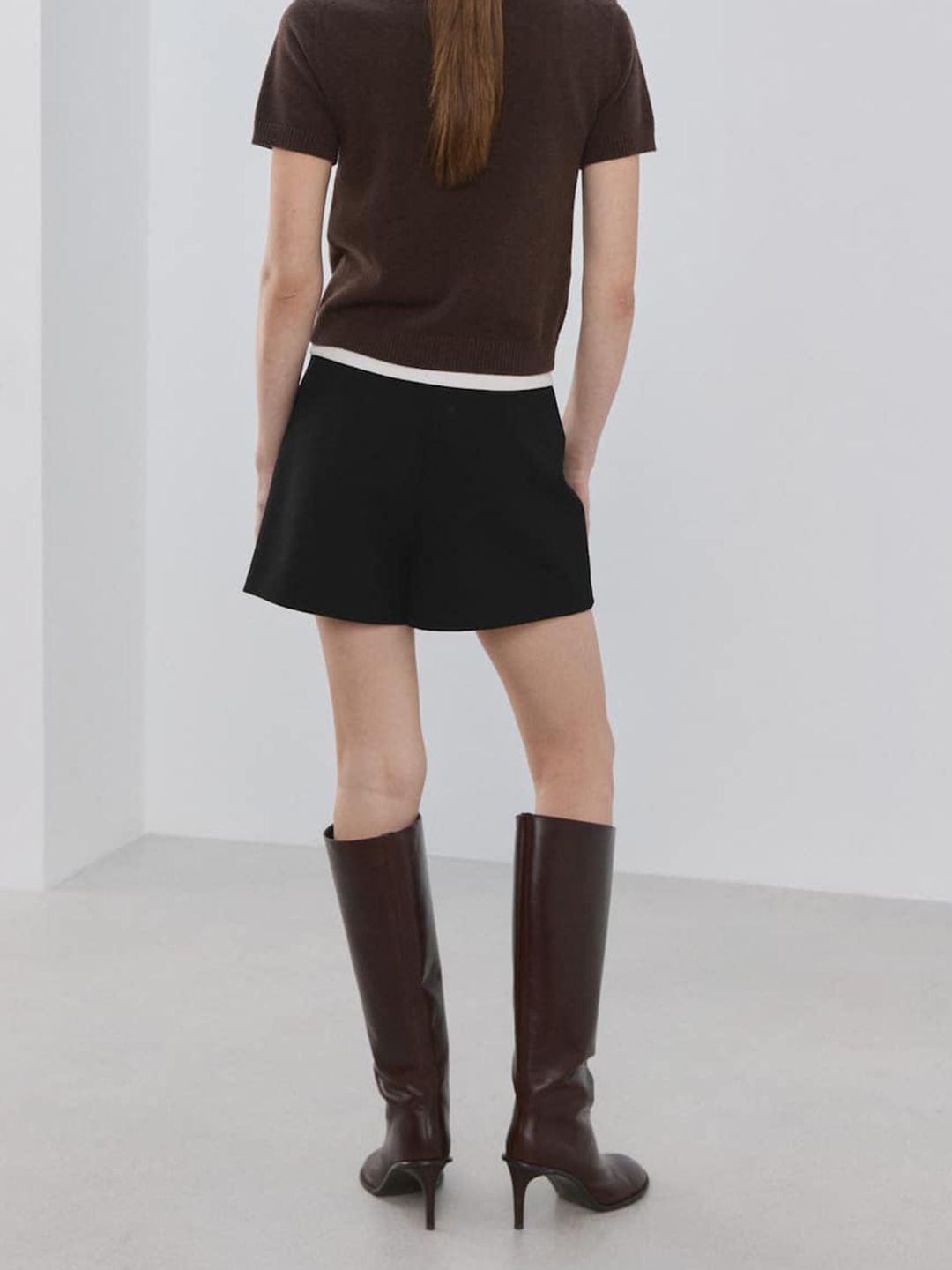 Straight Fit Mini Skorts