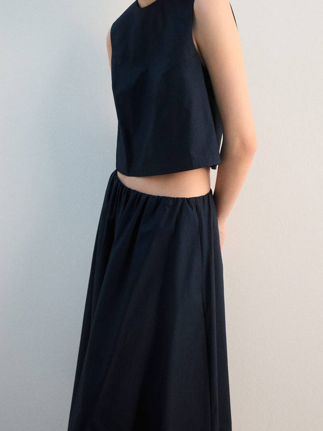 Flared Midi Skirt