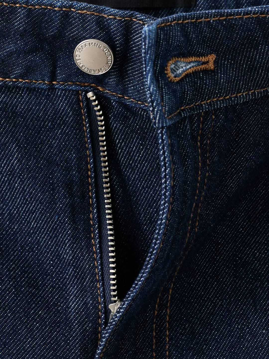 High-Rise Bermuda Denim Shorts