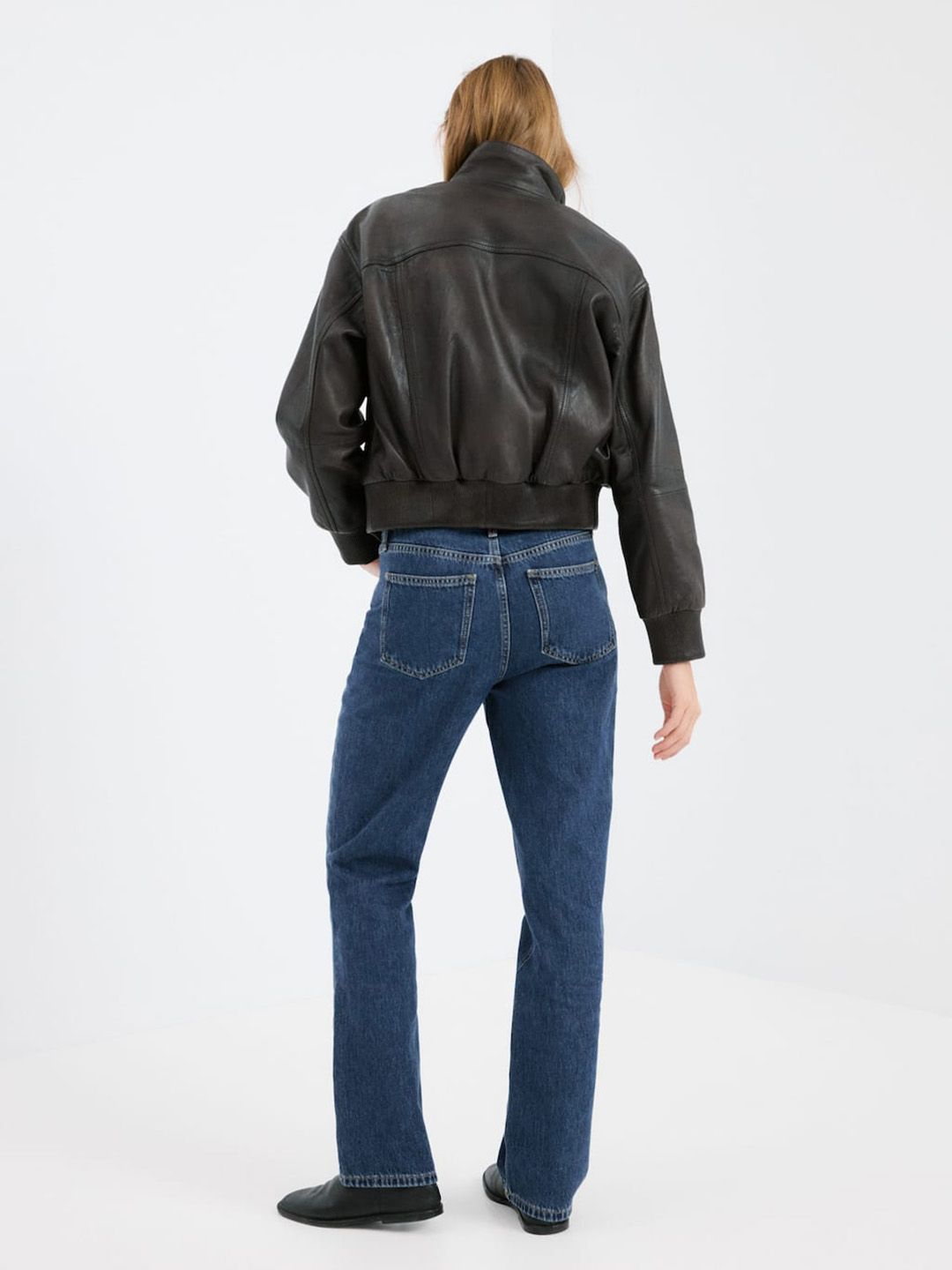 Straight Fit High-Rise Light Fade Jeans