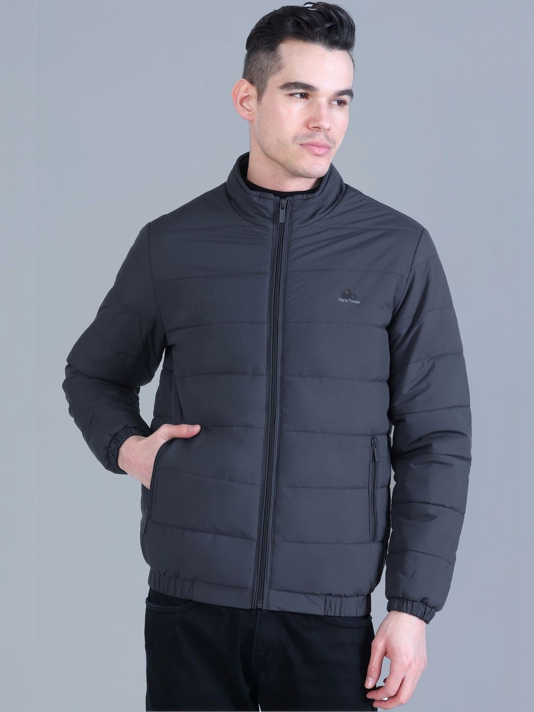 Rare Times Men Lightweight Puffer Jacket