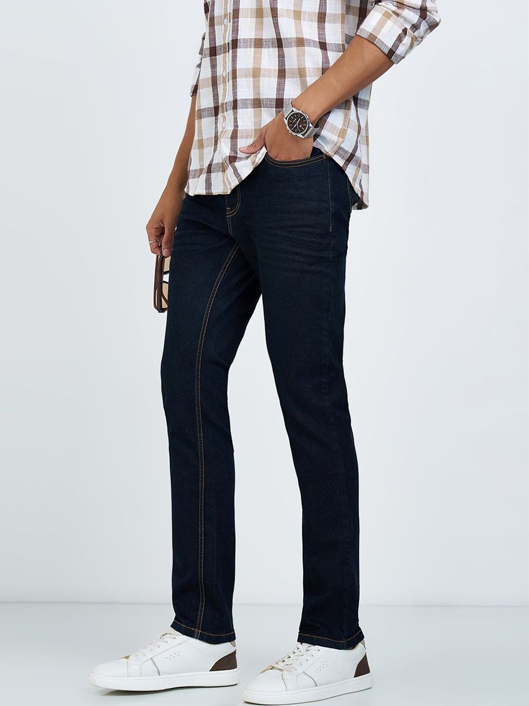 Peregrine by Pantaloons Men Slim Fit Mid-Rise Jeans