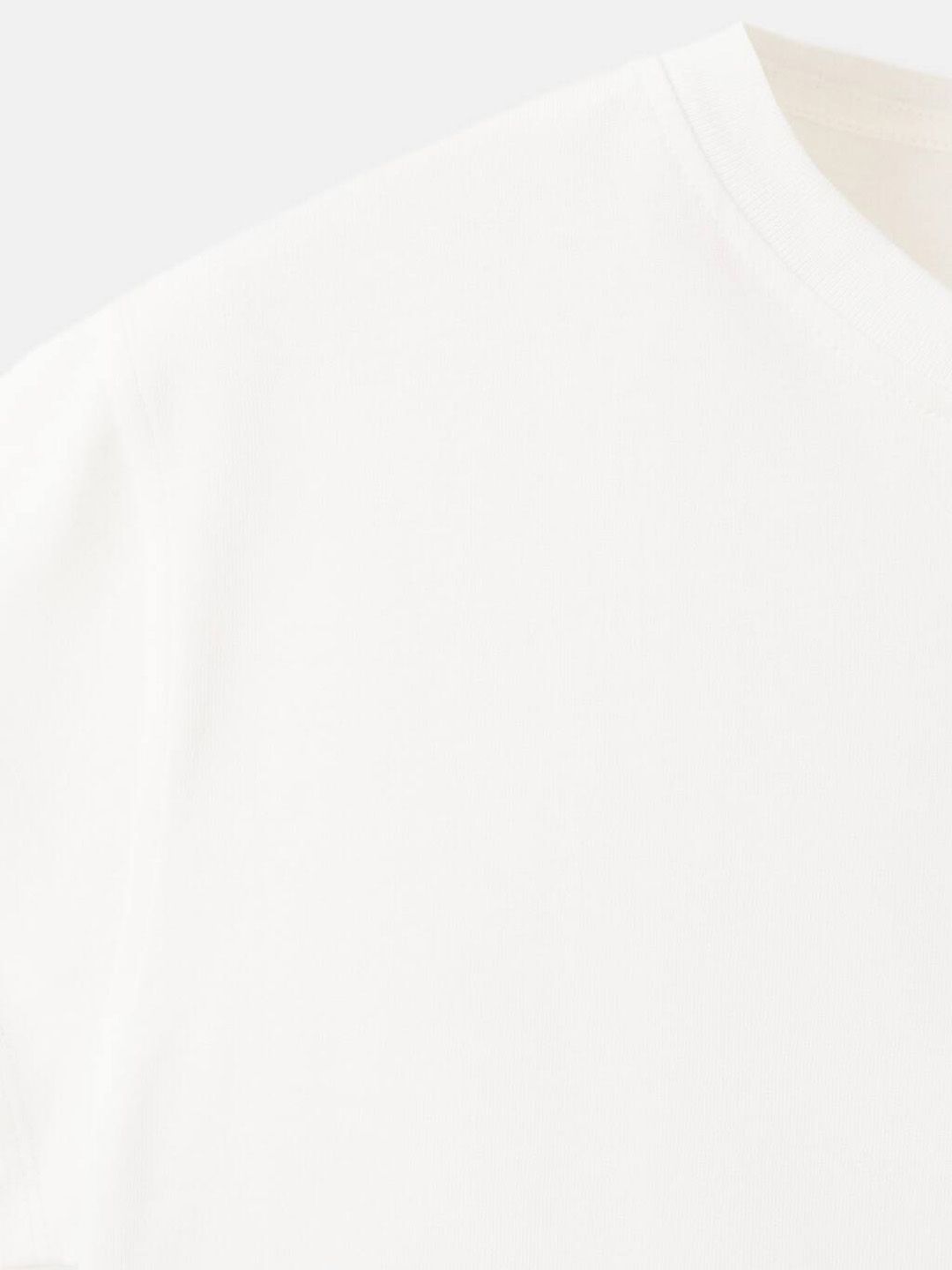 Floral Embroidered Pure Cotton T-shirt