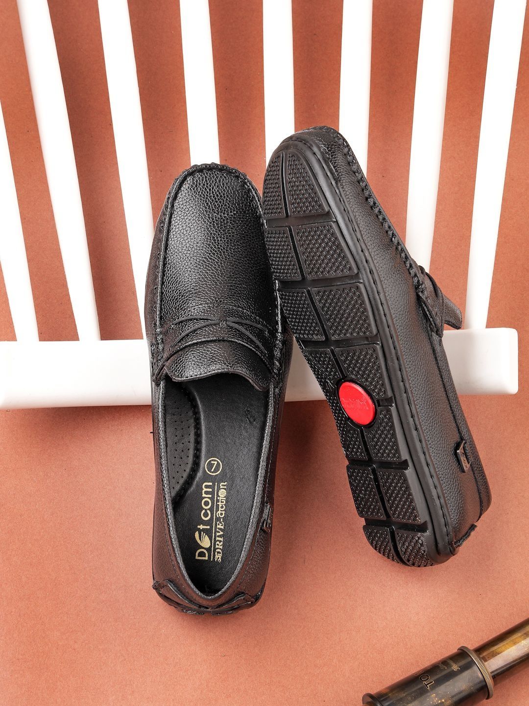 Action Men Textured Loafers