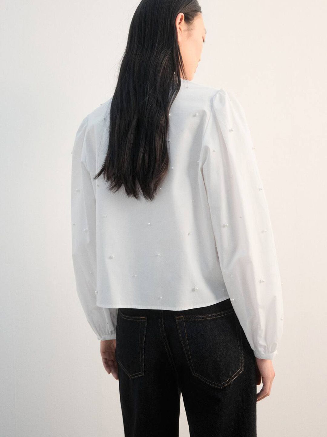 Pure Cotton Embellished Casual Shirt