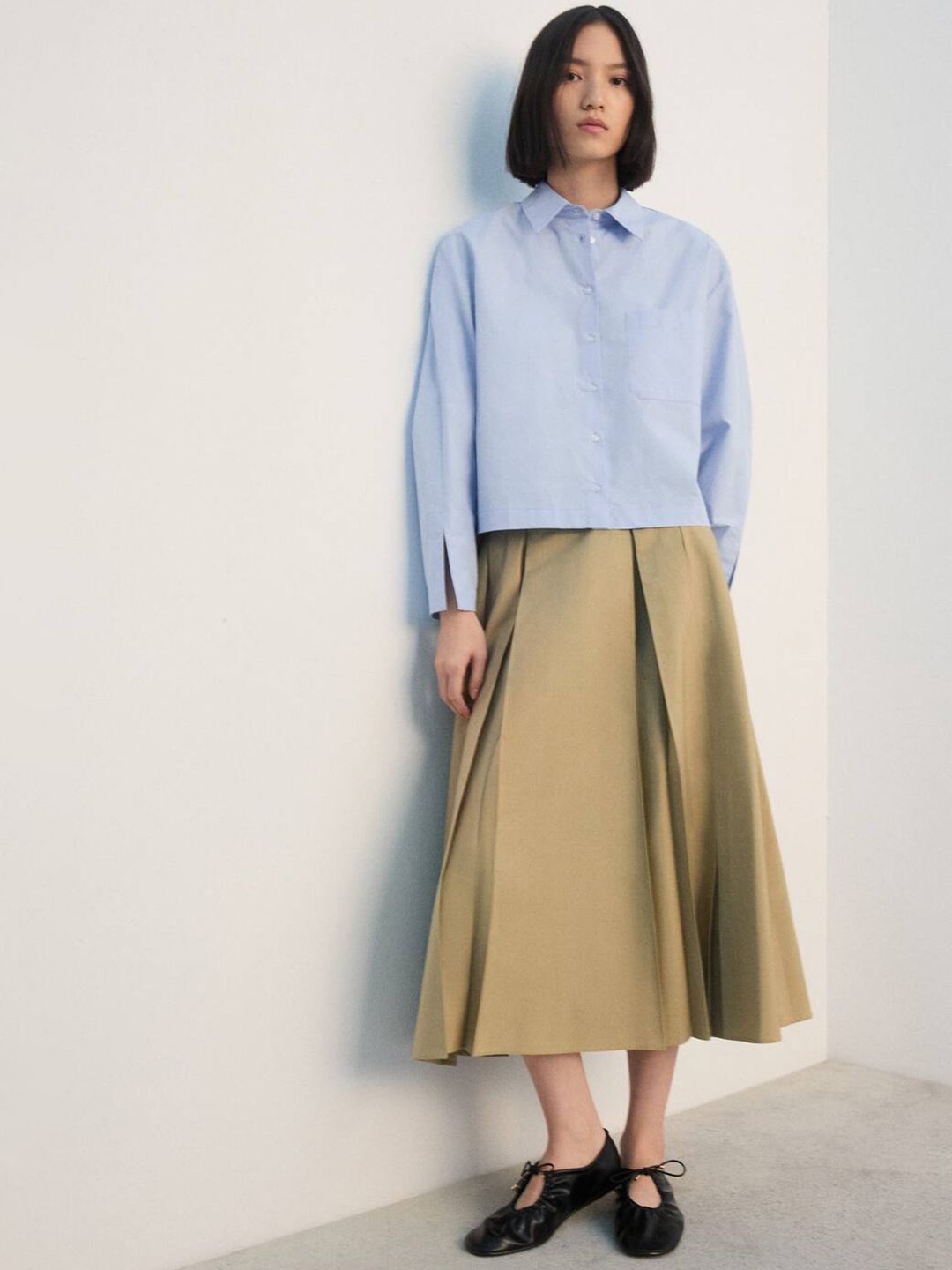 Drop-Shoulder Casual Shirt