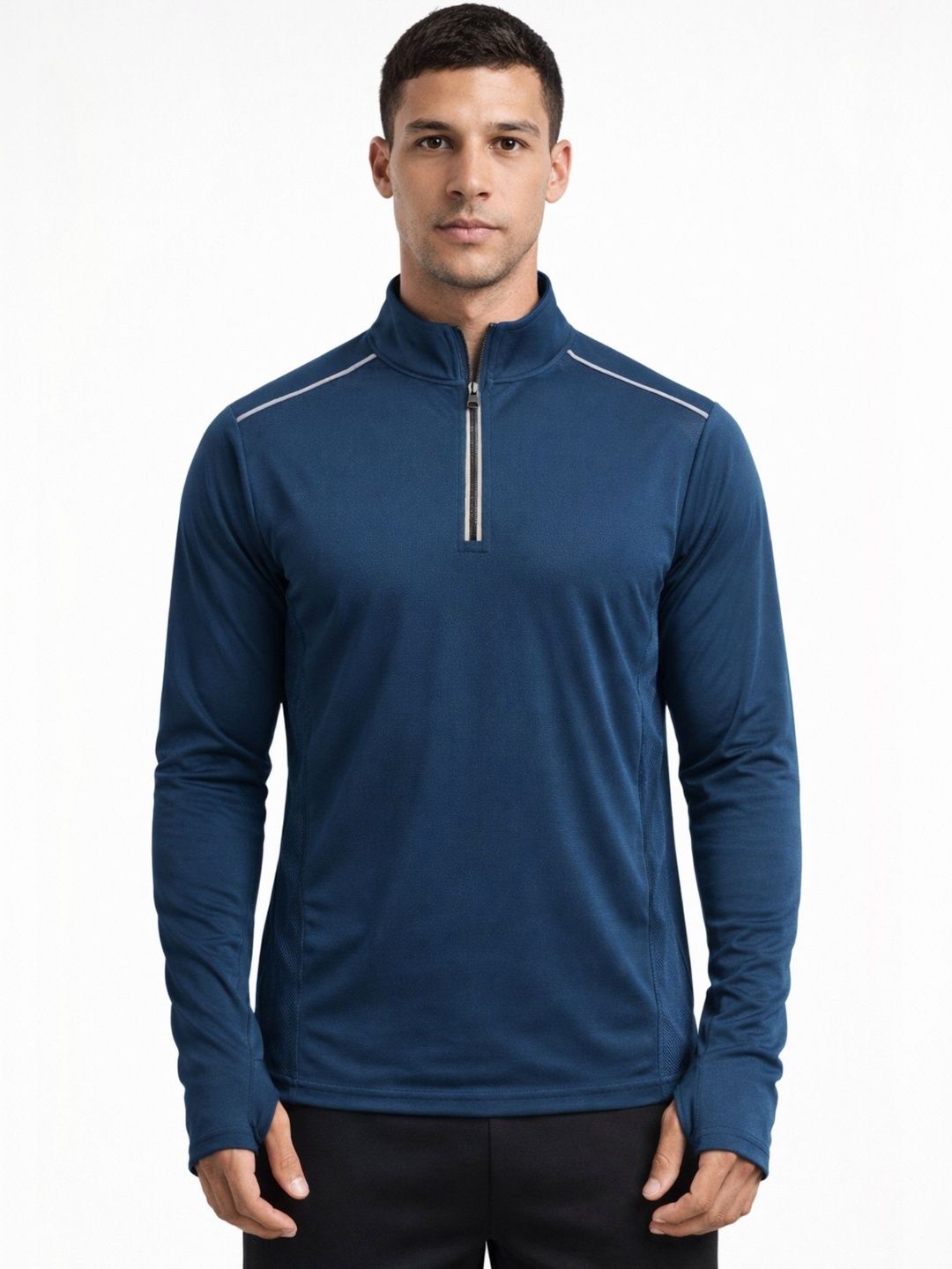 PERFKT-U Men High Neck Pockets T-shirt