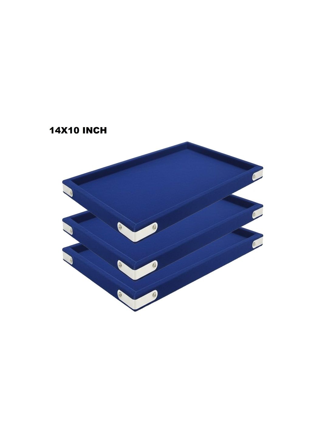 SENTONI Blue Set of 3 Regular Jewellery Organiser Organisers