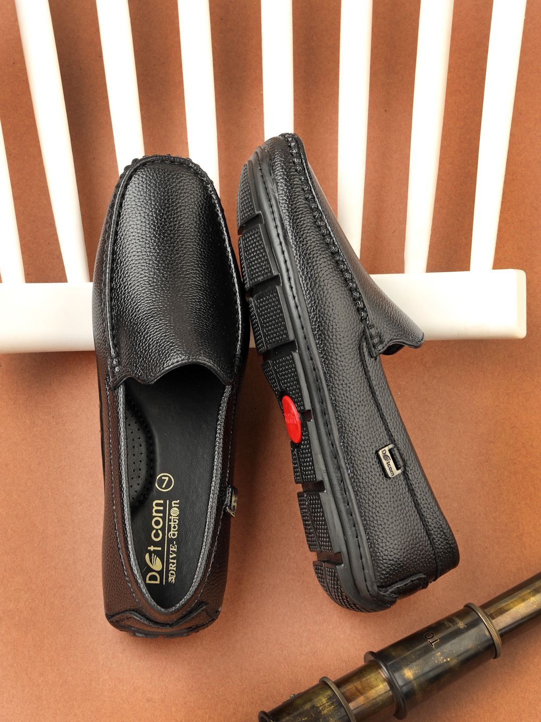 Action Men Textured Loafers