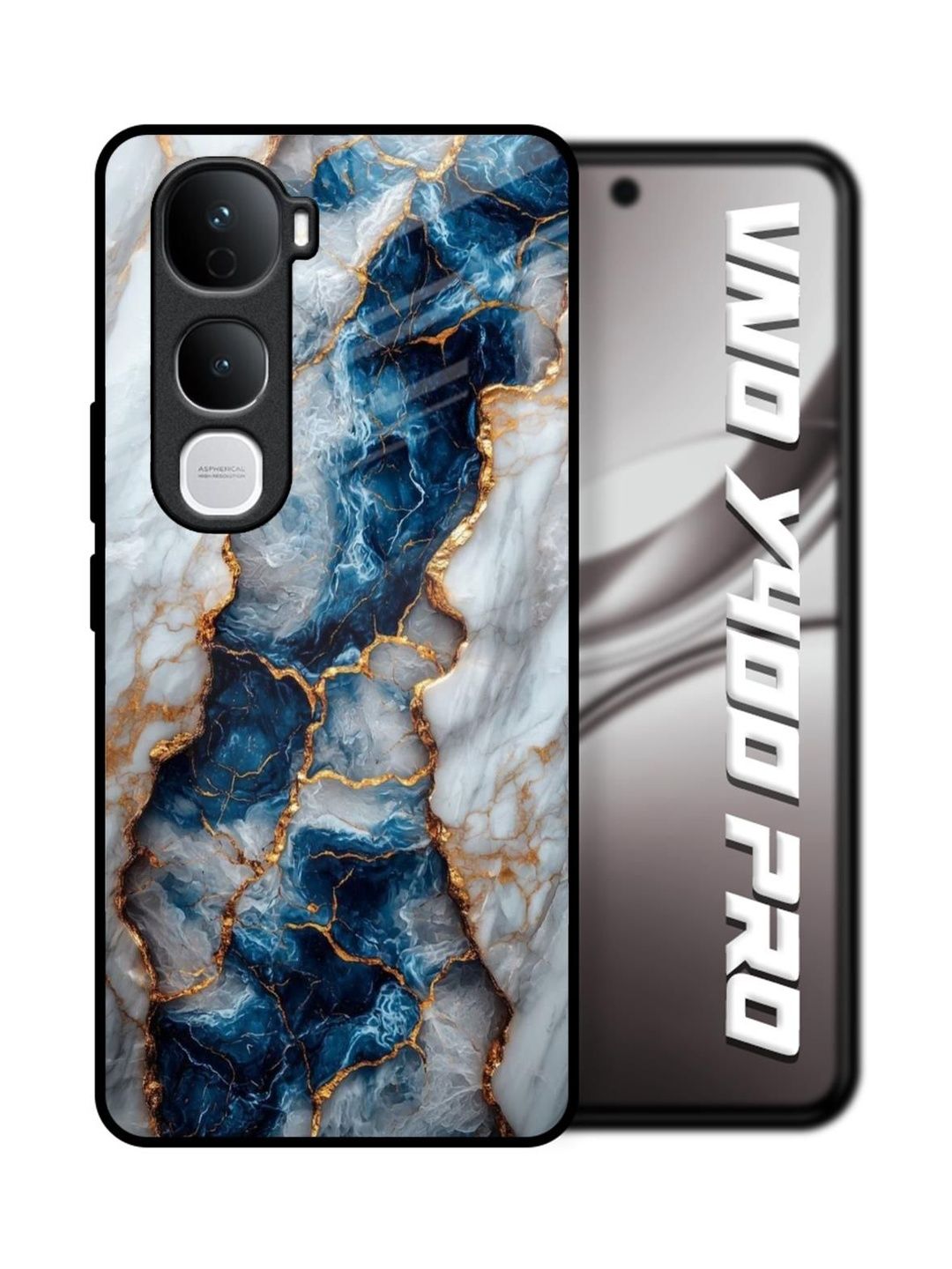 QRIOH Abstract Printed Vivo Y400 Pro 5G Back Case Mobile Accessories
