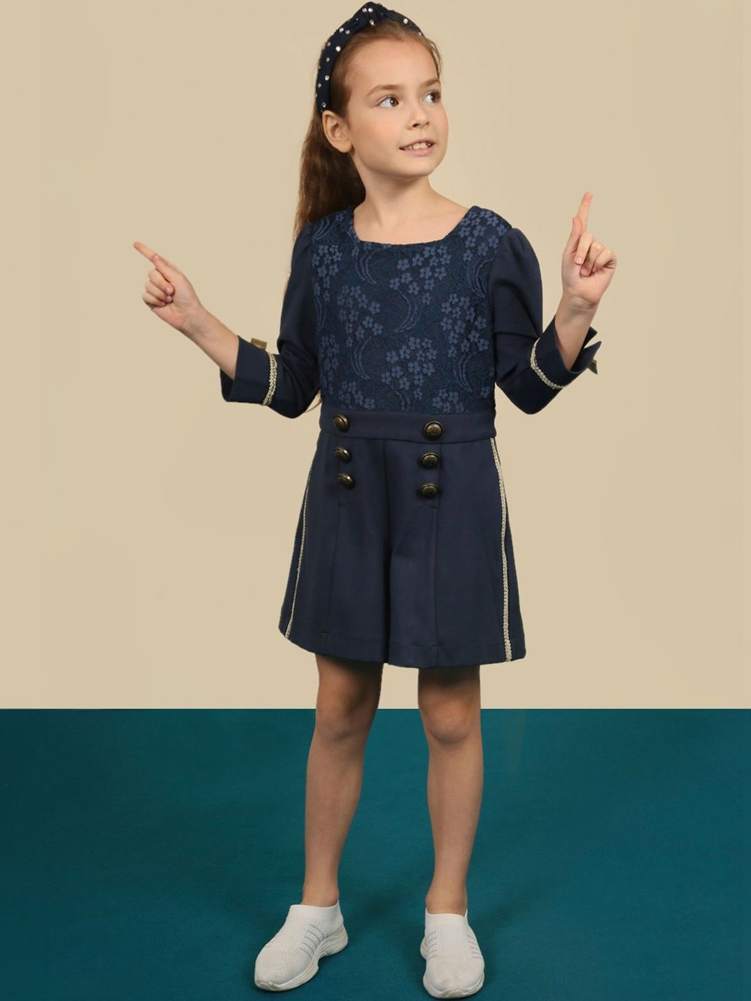 FOREVER FRIDAY Girls Nylon Blend Jumpsuit