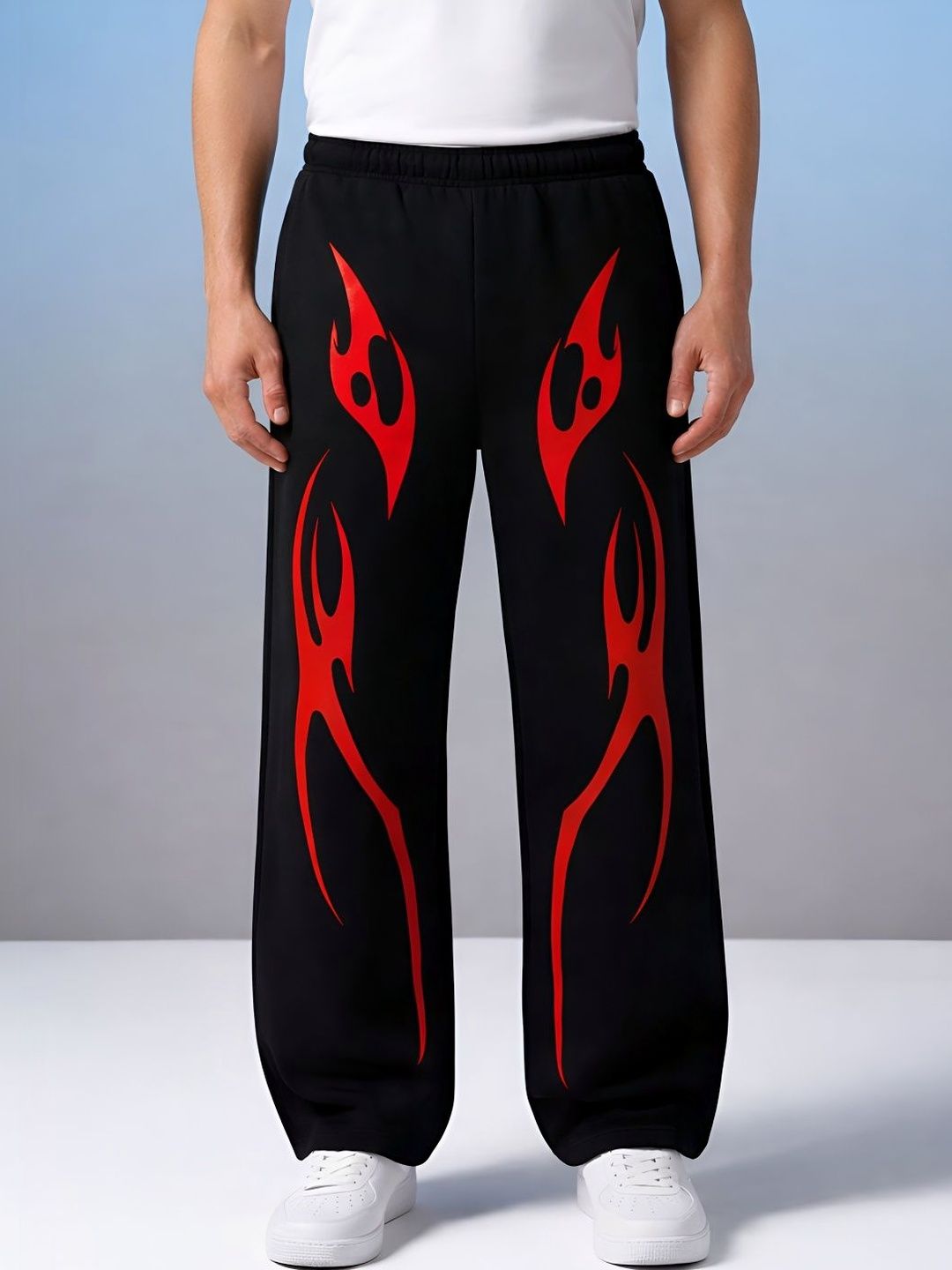 Buy TEDWOODS Men Printed Mid Rise Track Pants - Track Pants for