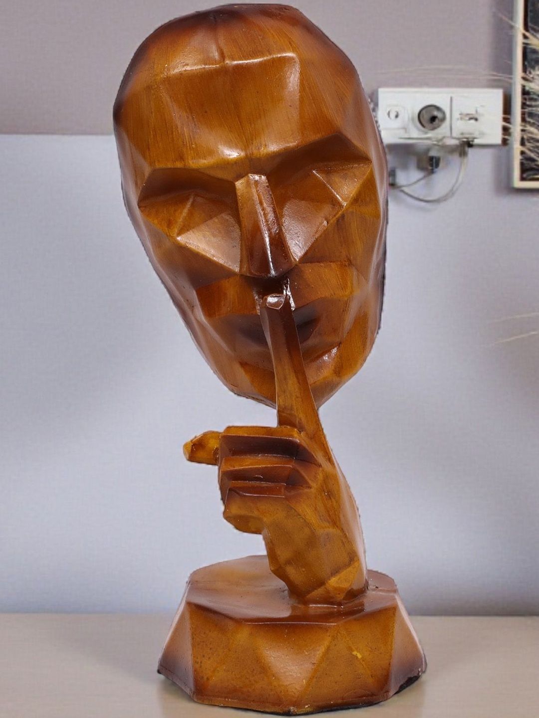 vedas Black Figurine Showpiece