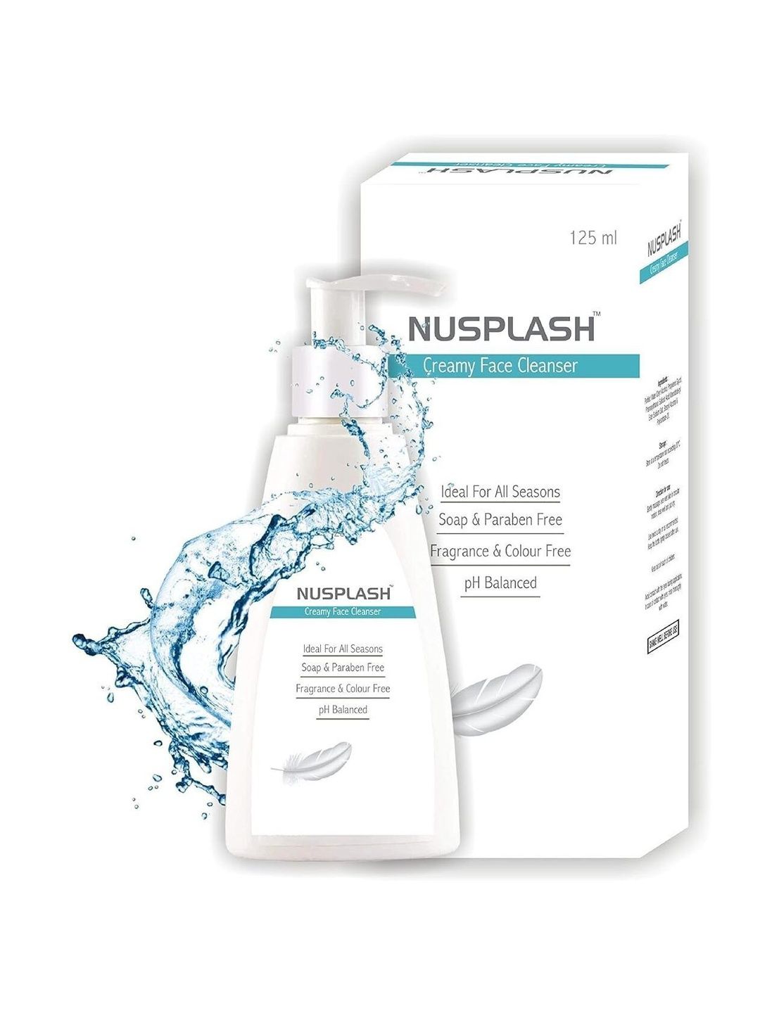 NUSPLASH Creamy Face Cleanser For Hydration - 125 g