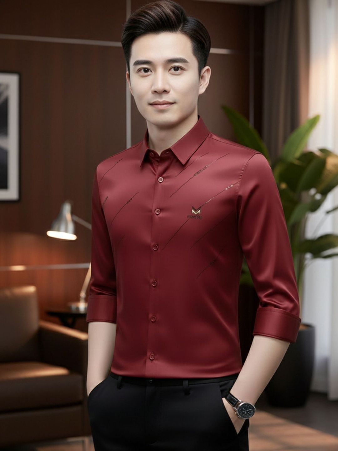 INDOPRIMO Men Standard Printed Casual Shirt