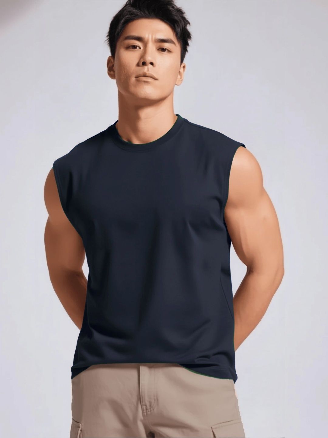 JUARI BE A GENTLEMAN Cotton Gym Vest