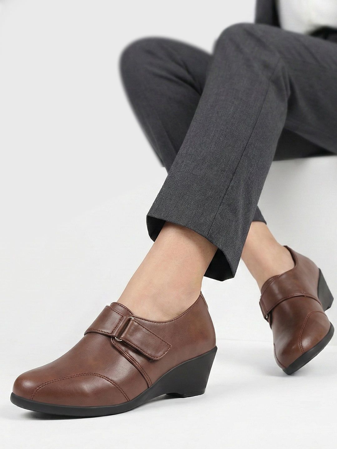 FAUSTO FAUSTO PU Wedge Pumps