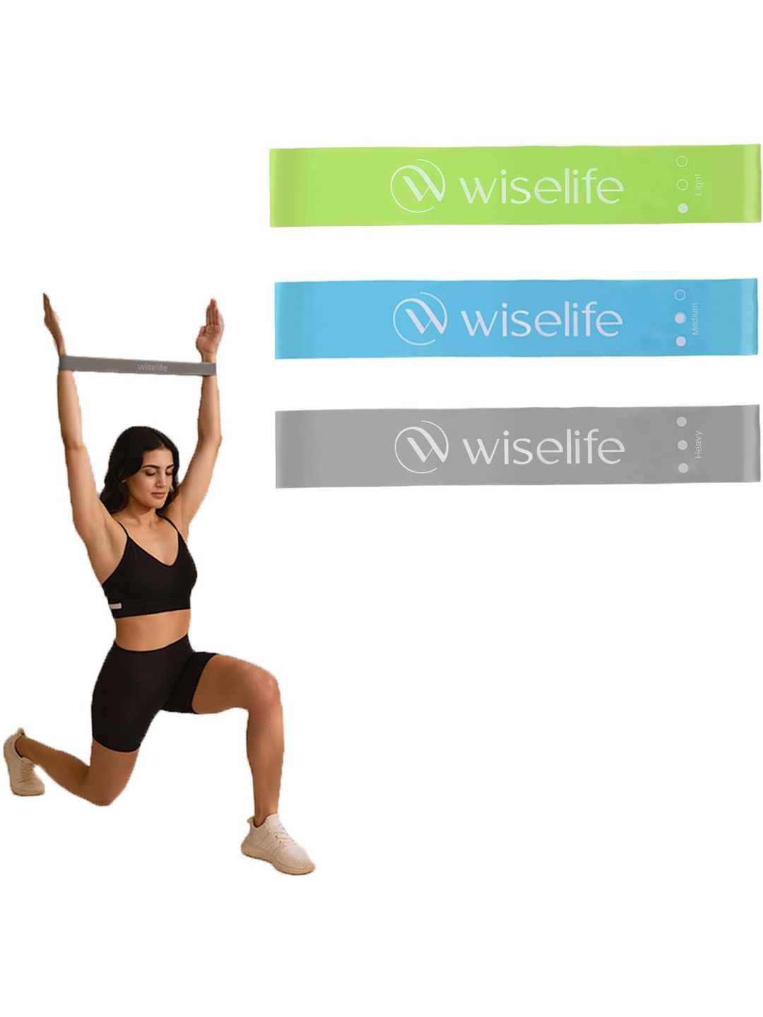 WiseLife WiseLife Set Of 3 Resistance Mini Band