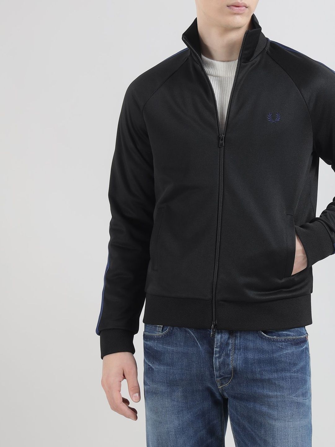 Fred Perry Men Colourblocked Padded Jacket