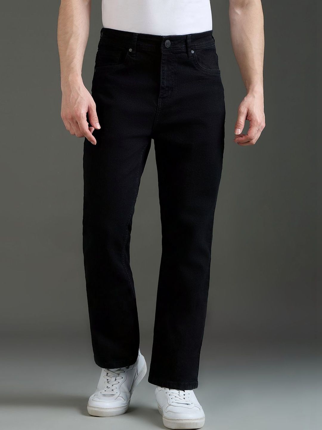 Style Quotient Men Bootcut Mid-Rise Stretchable Jeans