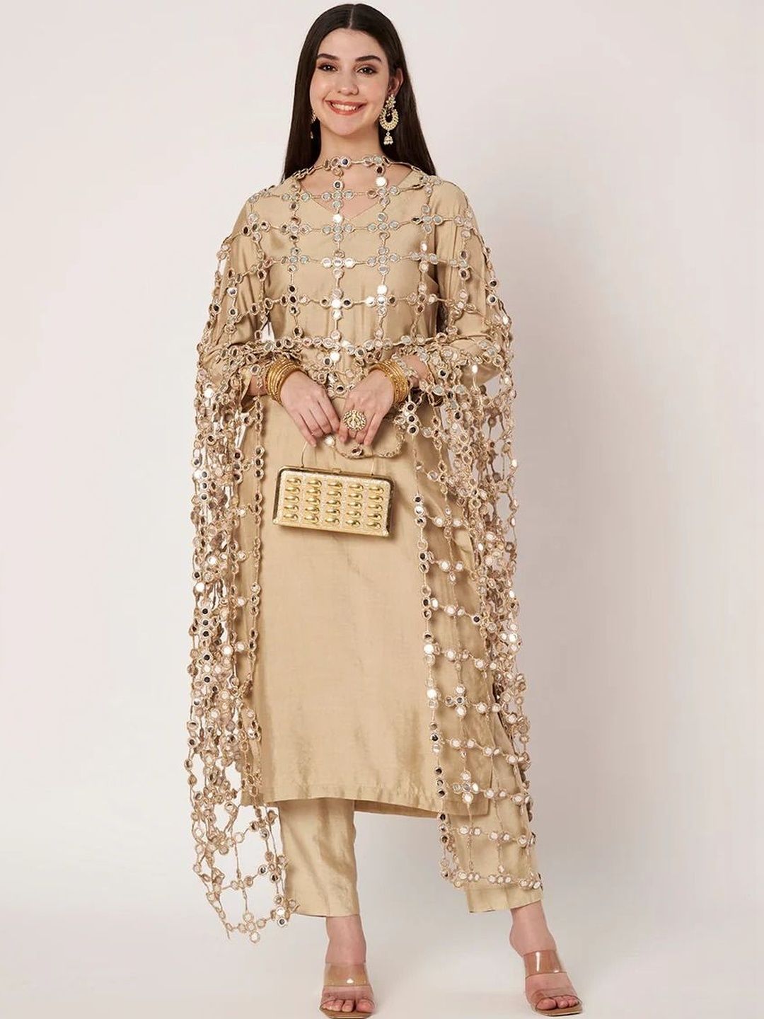 VASTRABELLA Women Silk Dupatta