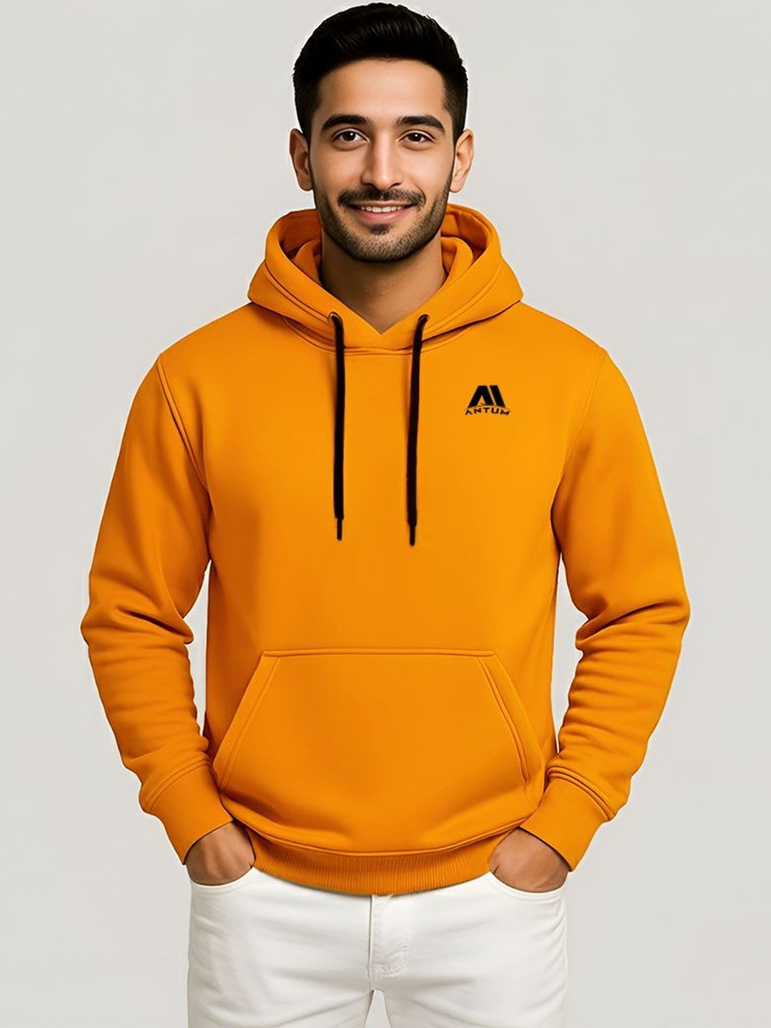 ANTUM Men Brand Logo Fashion Jacket