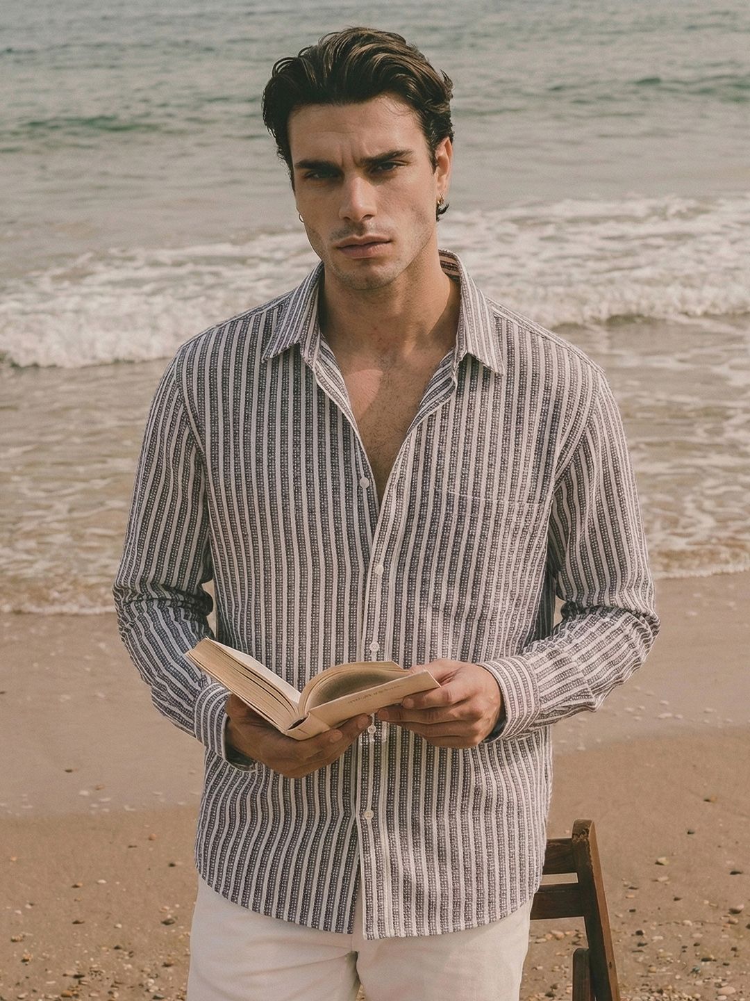 VEYTRO Men Striped Casual Shirt