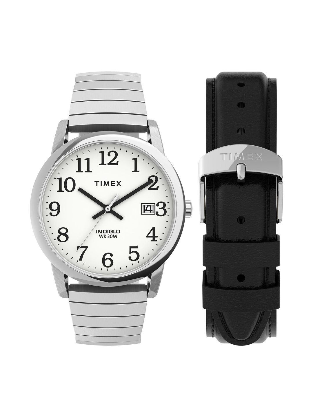 Timex Timex Men Dial & Stainless Steel Straps Analogue Date Aperture Watch TWG025400JQ