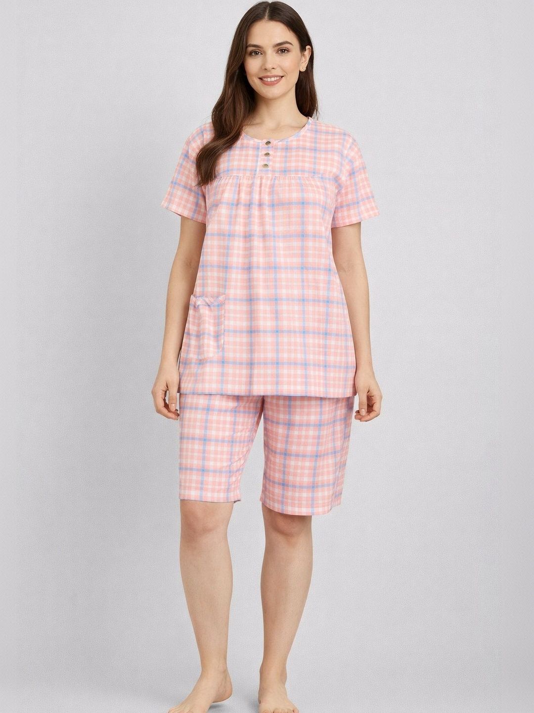 Camey Women Printed Night suit