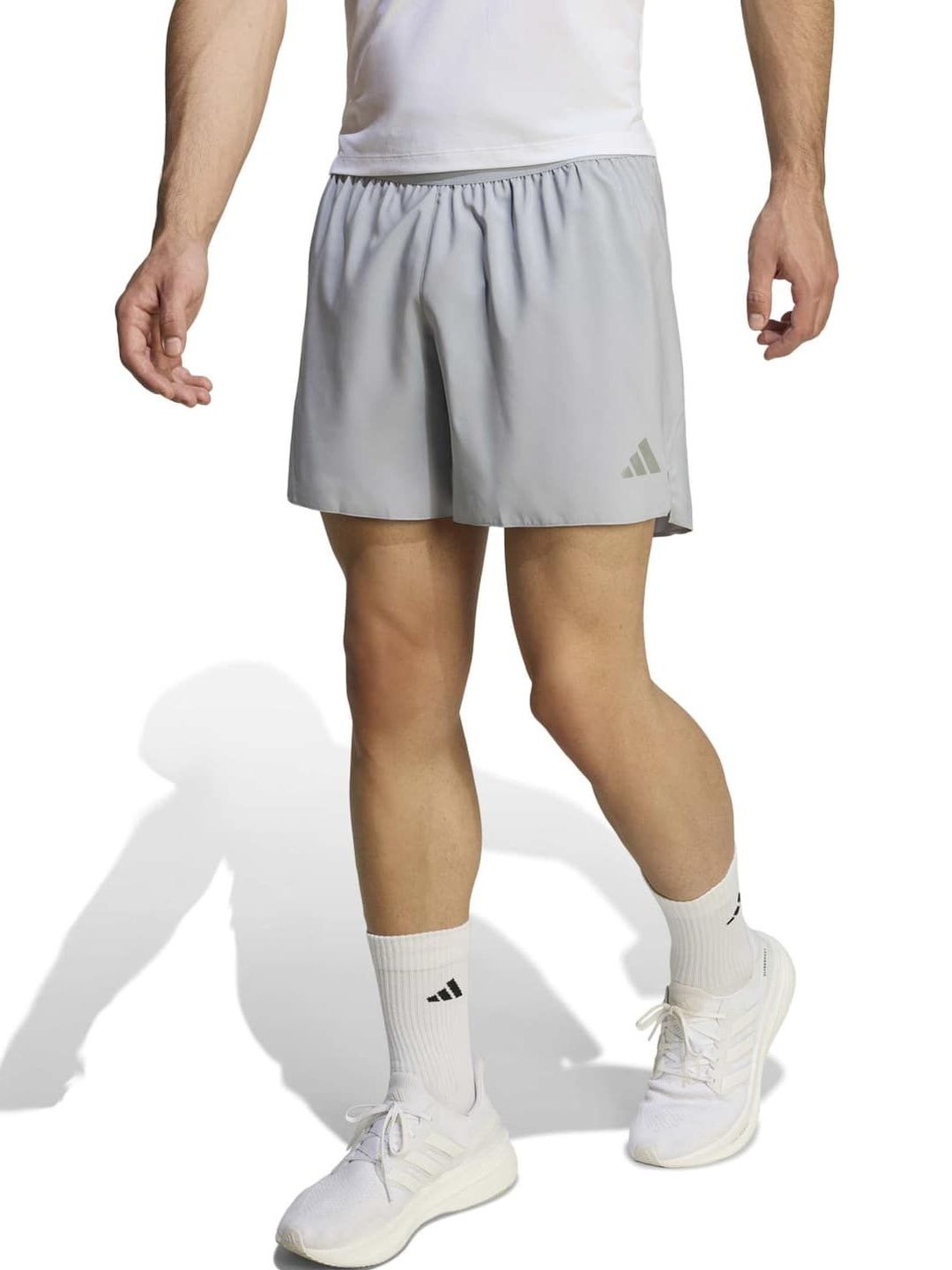 ADIDAS ADIDAS Brand Logo Printed Above Knee Sports Shorts