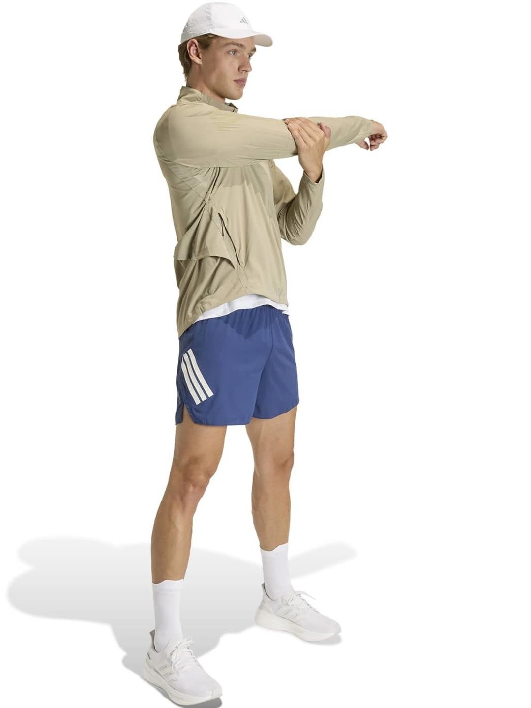 ADIDAS ADIDAS Brand Logo Printed Above Knee Sports Shorts