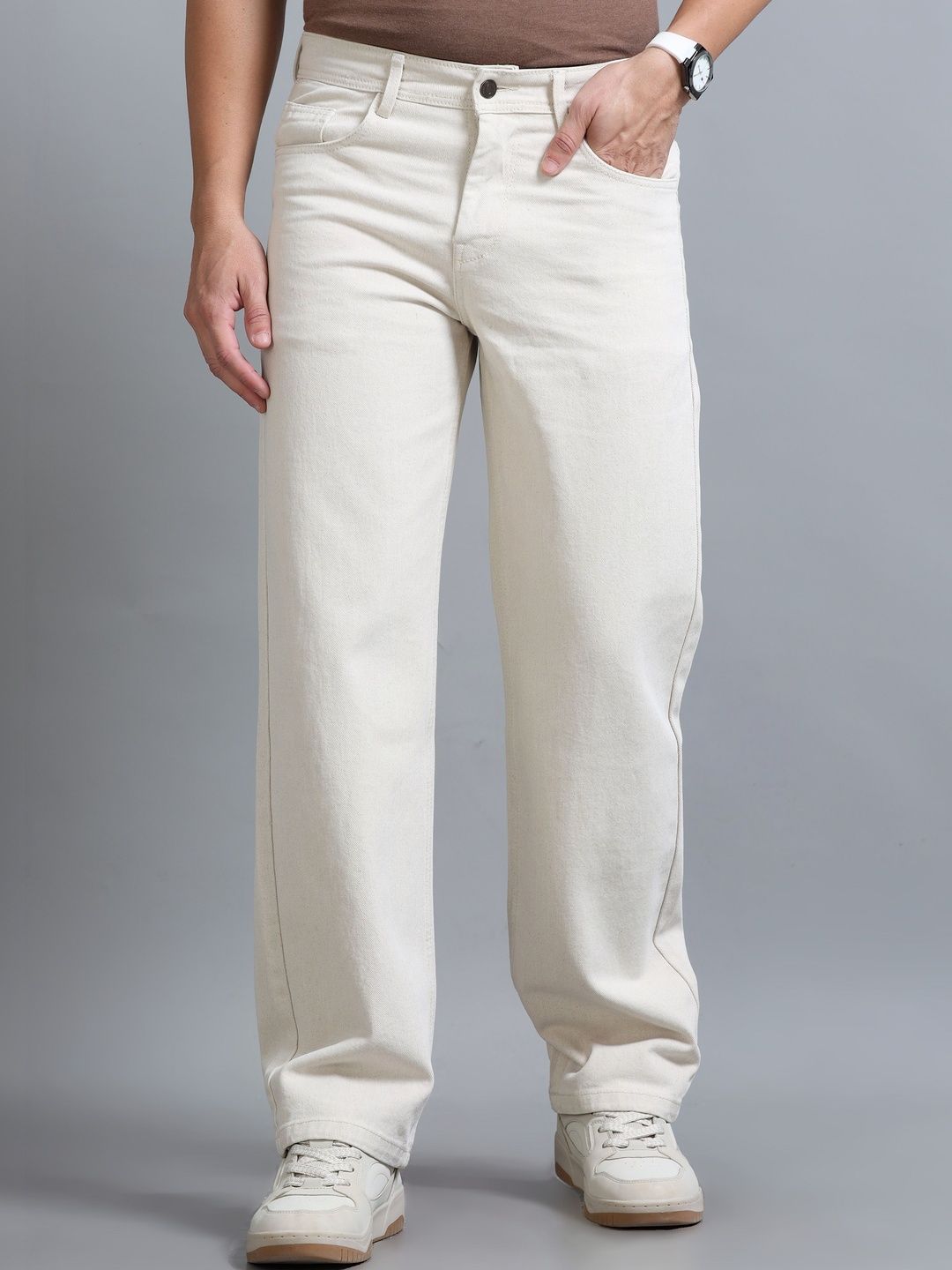 The Roadster Lifestyle Co. Baggy-Fit Cotton Jeans