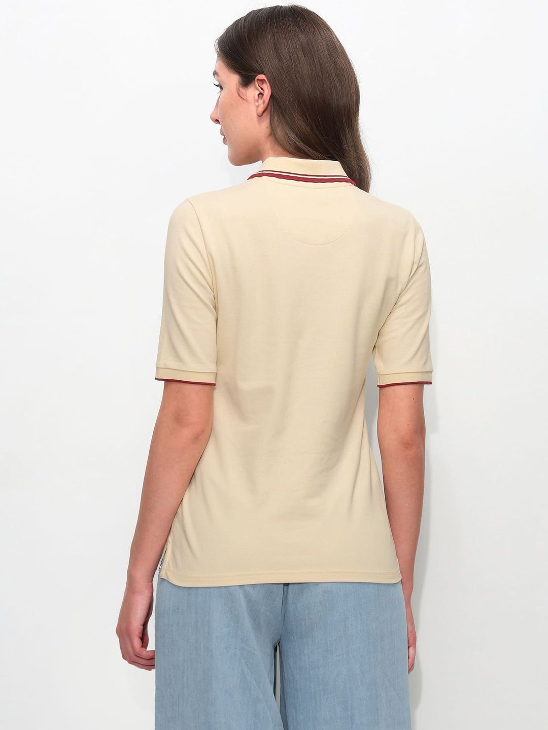 Brand Logo Polo Collar T-shirt