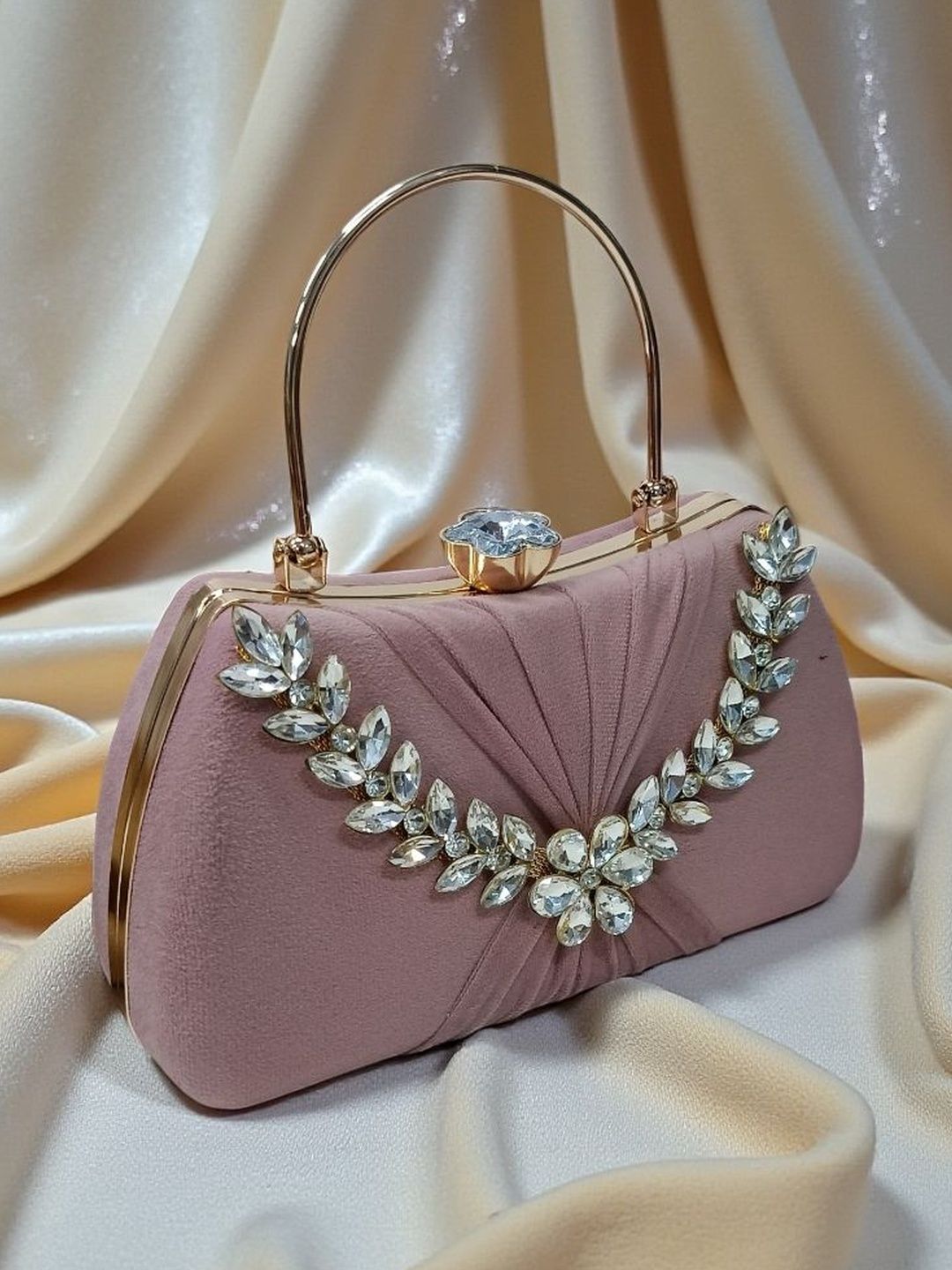 MISHA Embellished Box Clutch