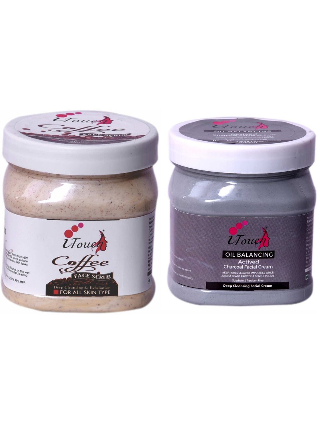 I TOUCH HERBAL 2-Pcs Scrub & Cream-500ml Each