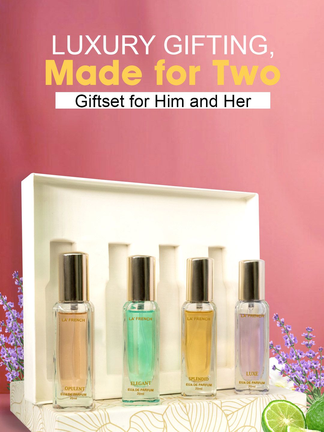Buy La French Unisex Perfume Gift Set - Splendid, Luxe, Elegant