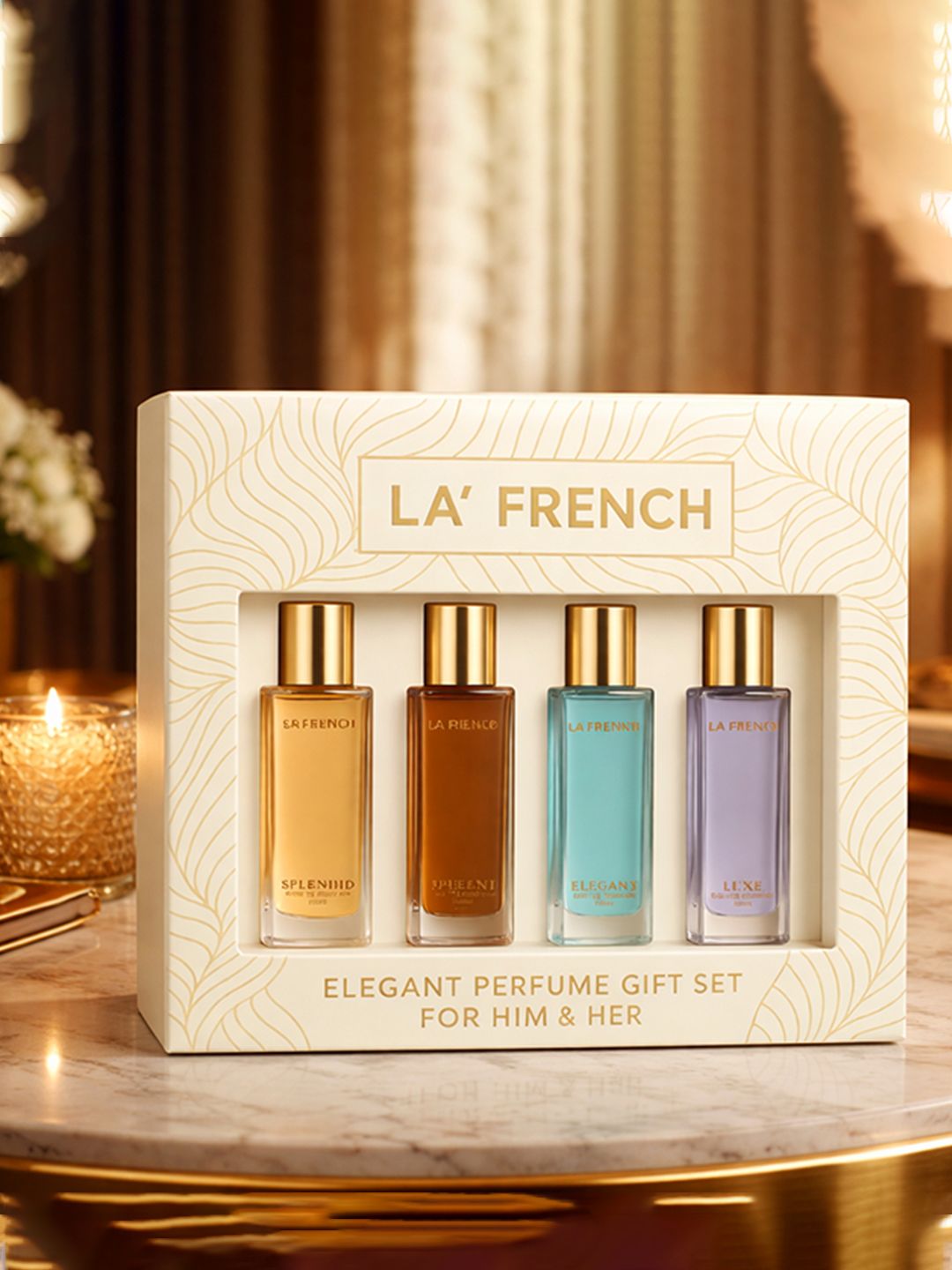 Buy La French Unisex Perfume Gift Set - Splendid, Luxe, Elegant
