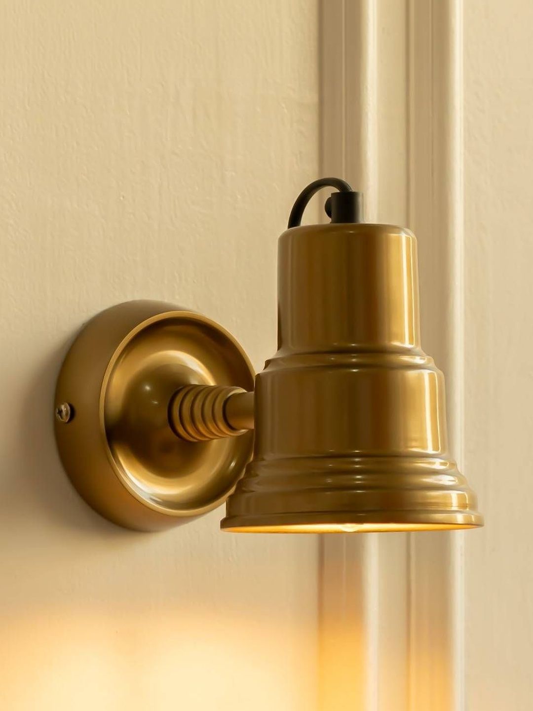 Divine Trends Gold-Toned Wall Lamp with Rotation Adjustment