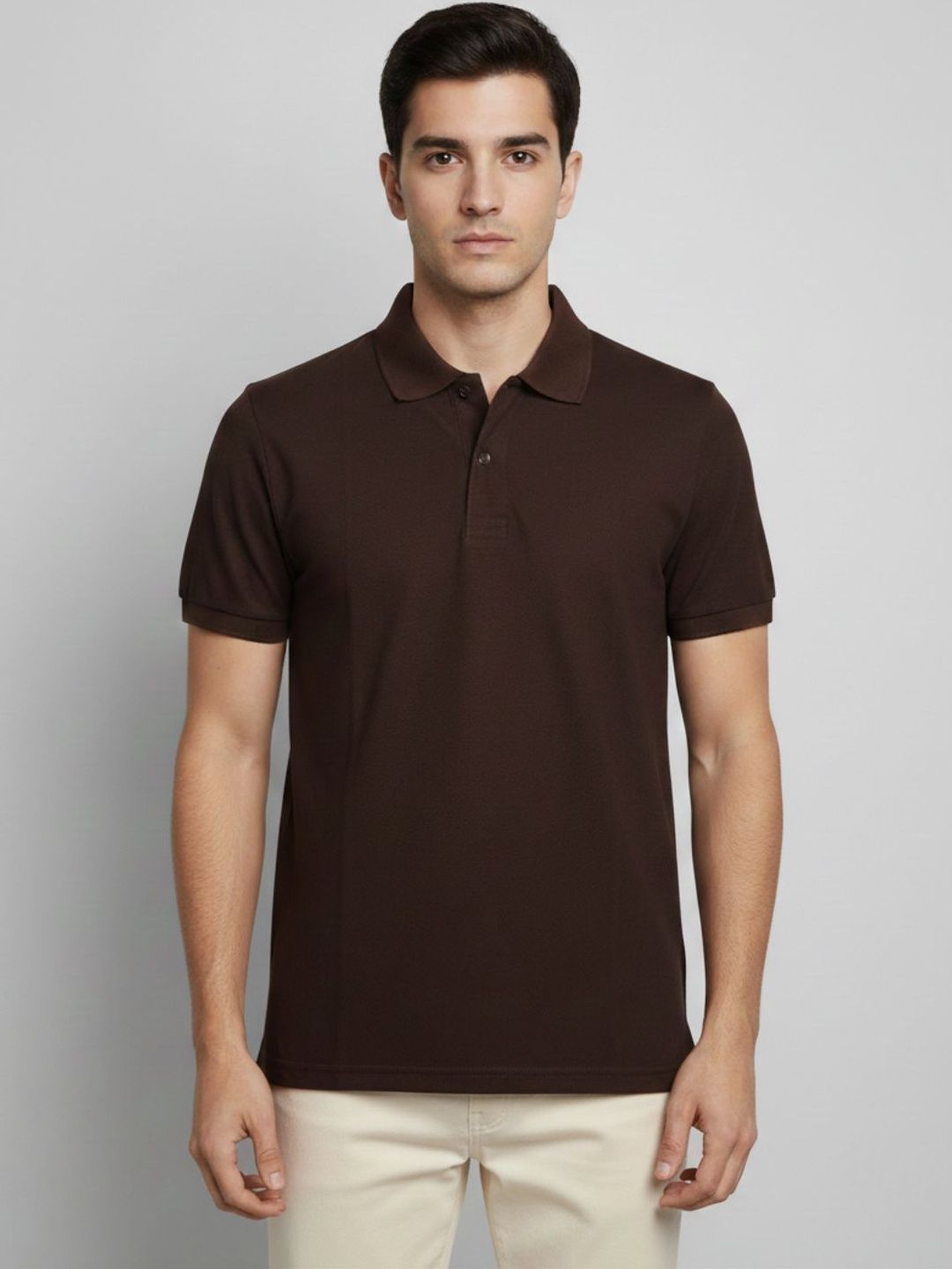 Moda Rapido Men Polo Collar T-shirt