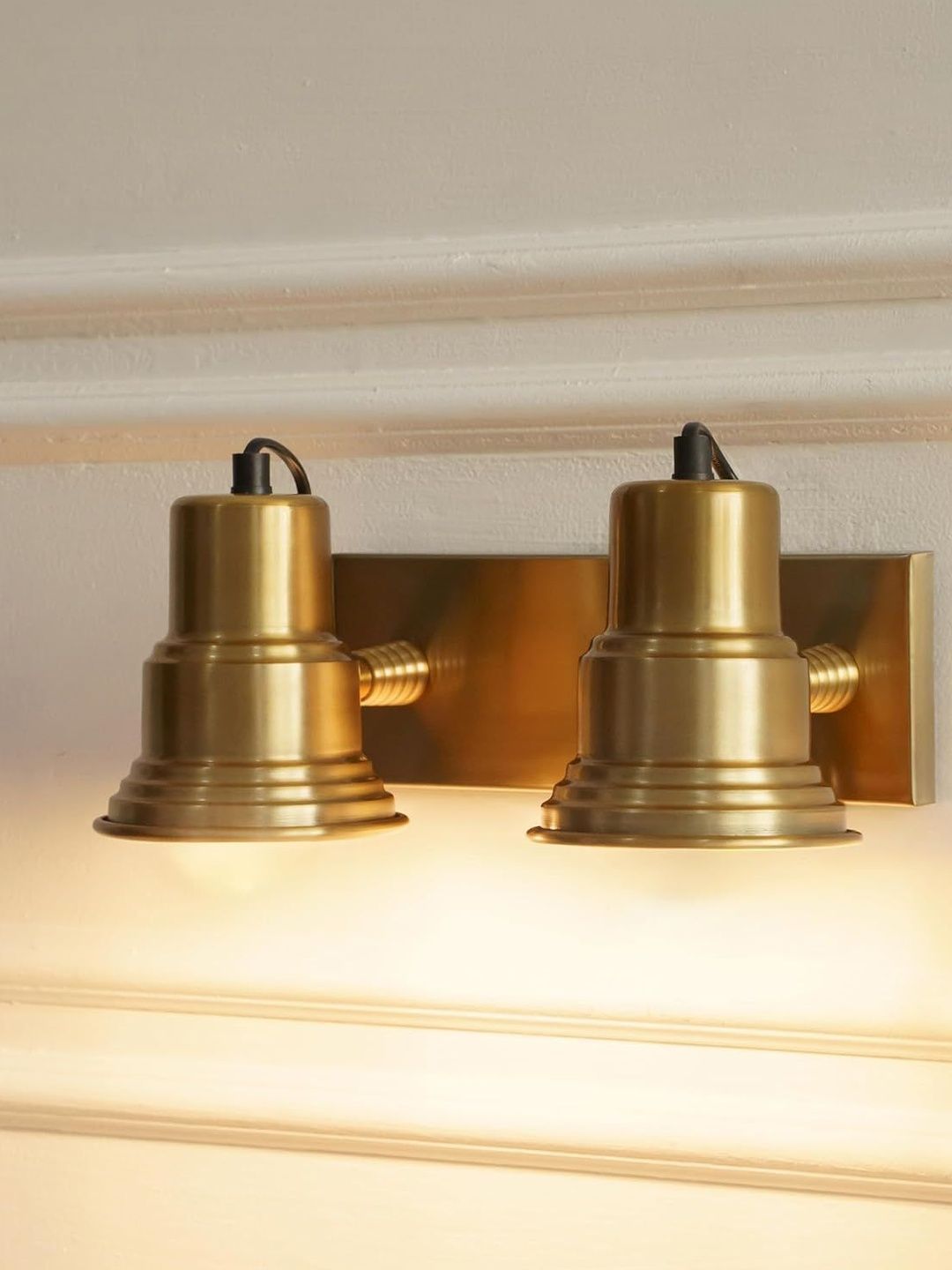 Divine Trends Gold-Toned Picture Light Wall Lamp with Rotation Adjustment