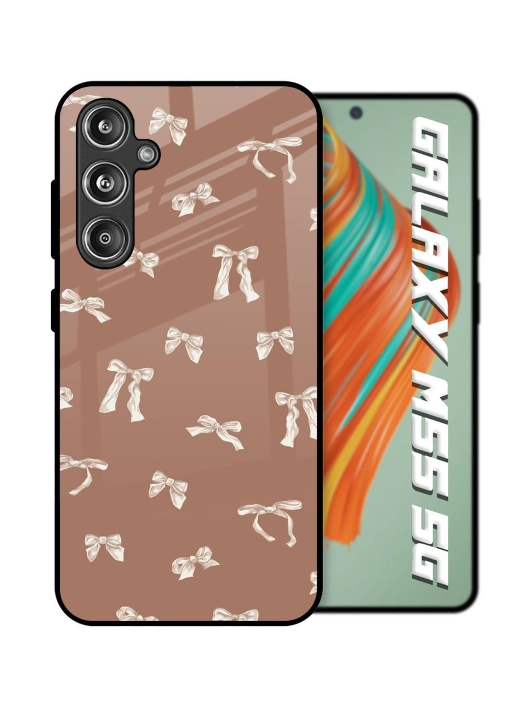 QRIOH Conversational Printed Samsung Galaxy M55 5G Back Case Mobile Accessories