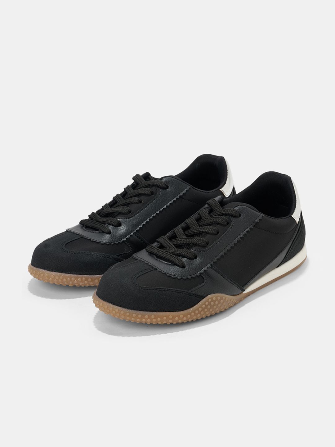 Women Colourblocked PU Sneakers Forever Glam by Pantaloons Women Colourblocked PU Sneakers