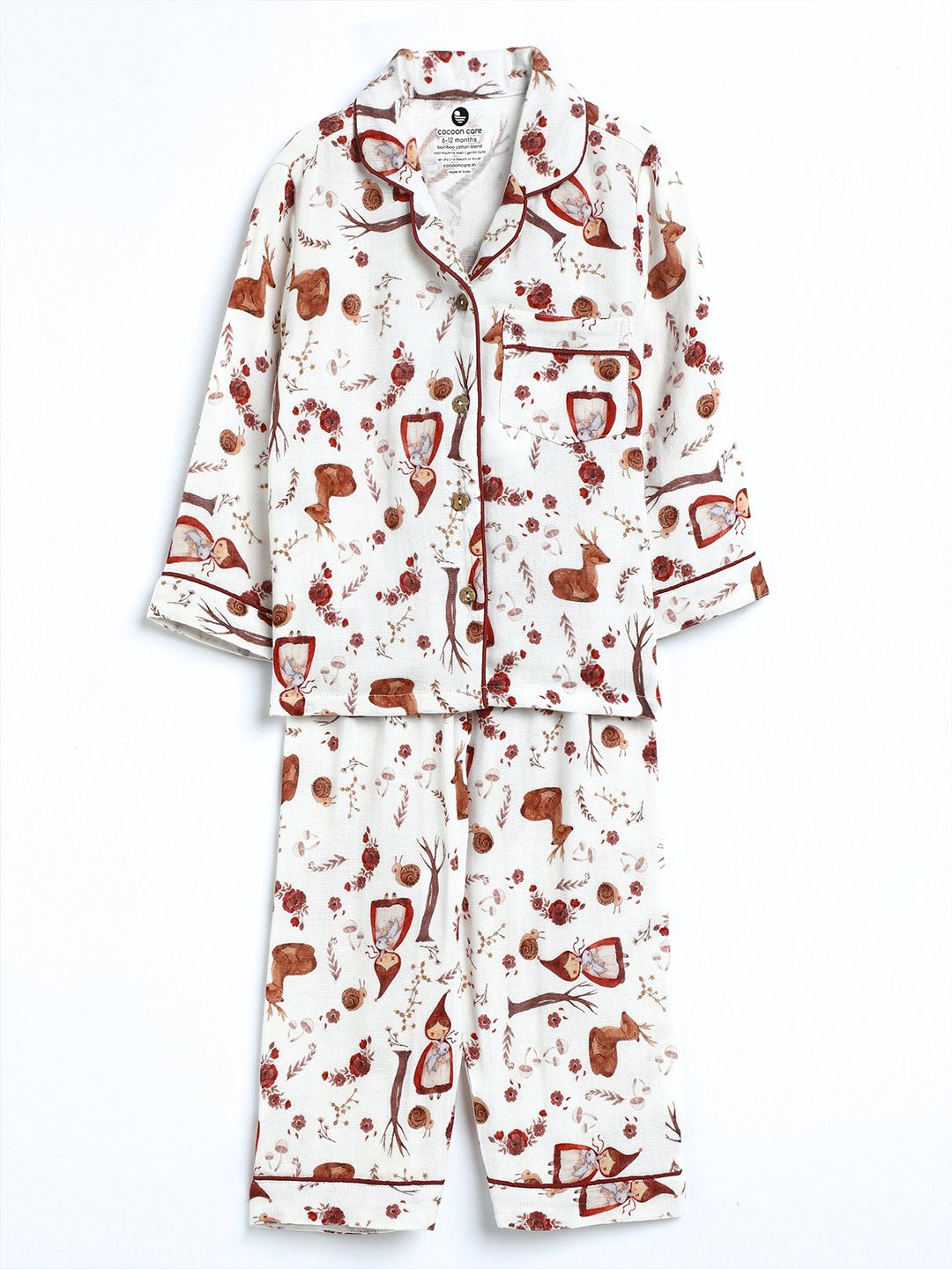 cocoon care Kids Printed Night suit