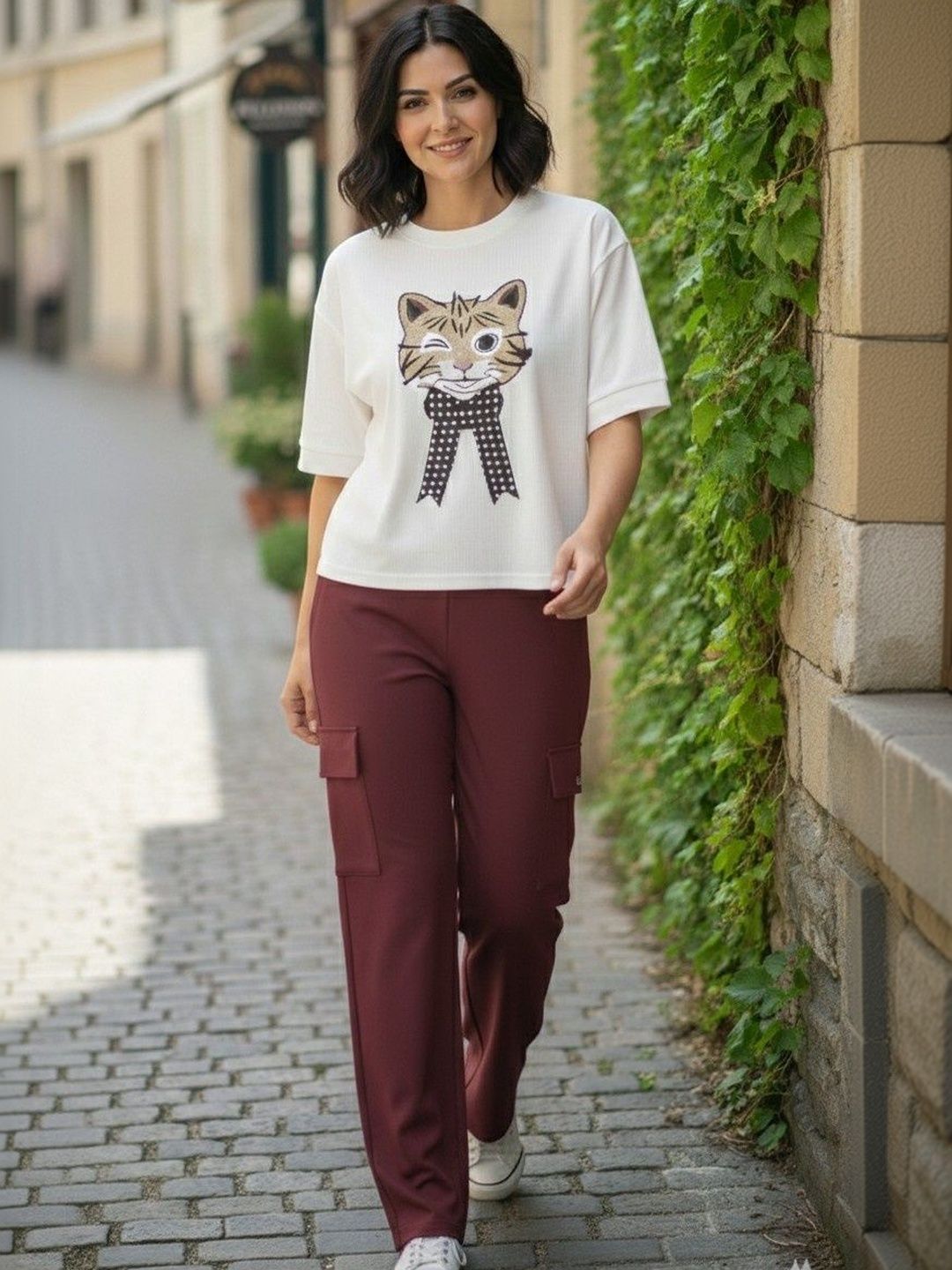 Belfry Women T-shirt with Trousers