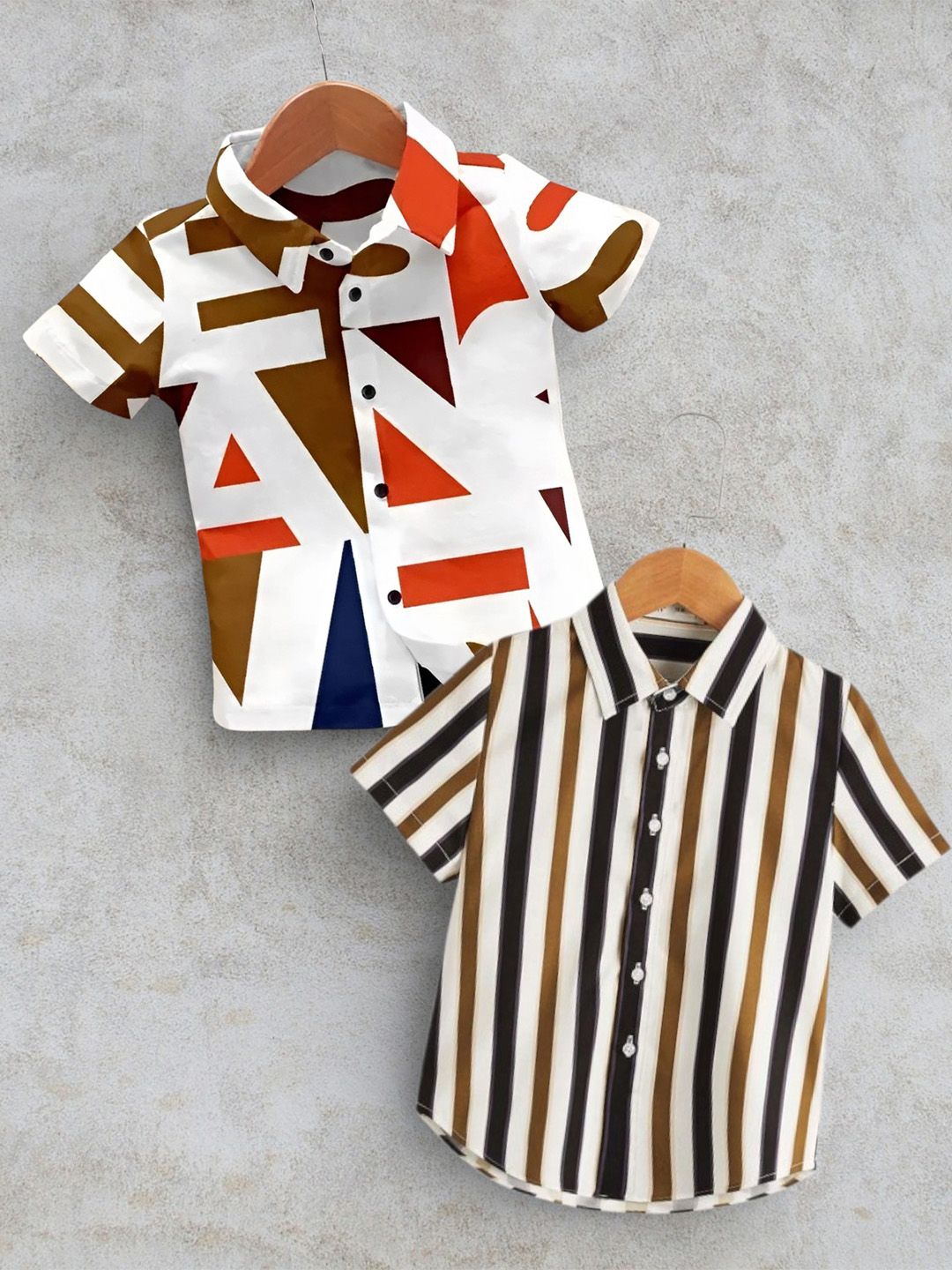 DUTT CREATION Boys Classic Striped Casual Shirt