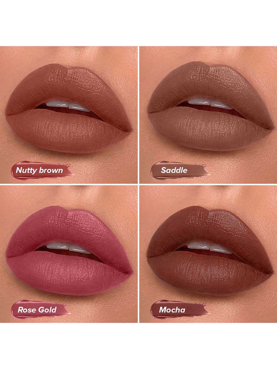 Buy Coloressence Set Of 5 Waterproof Liquid Lipstick - 5 ml Each