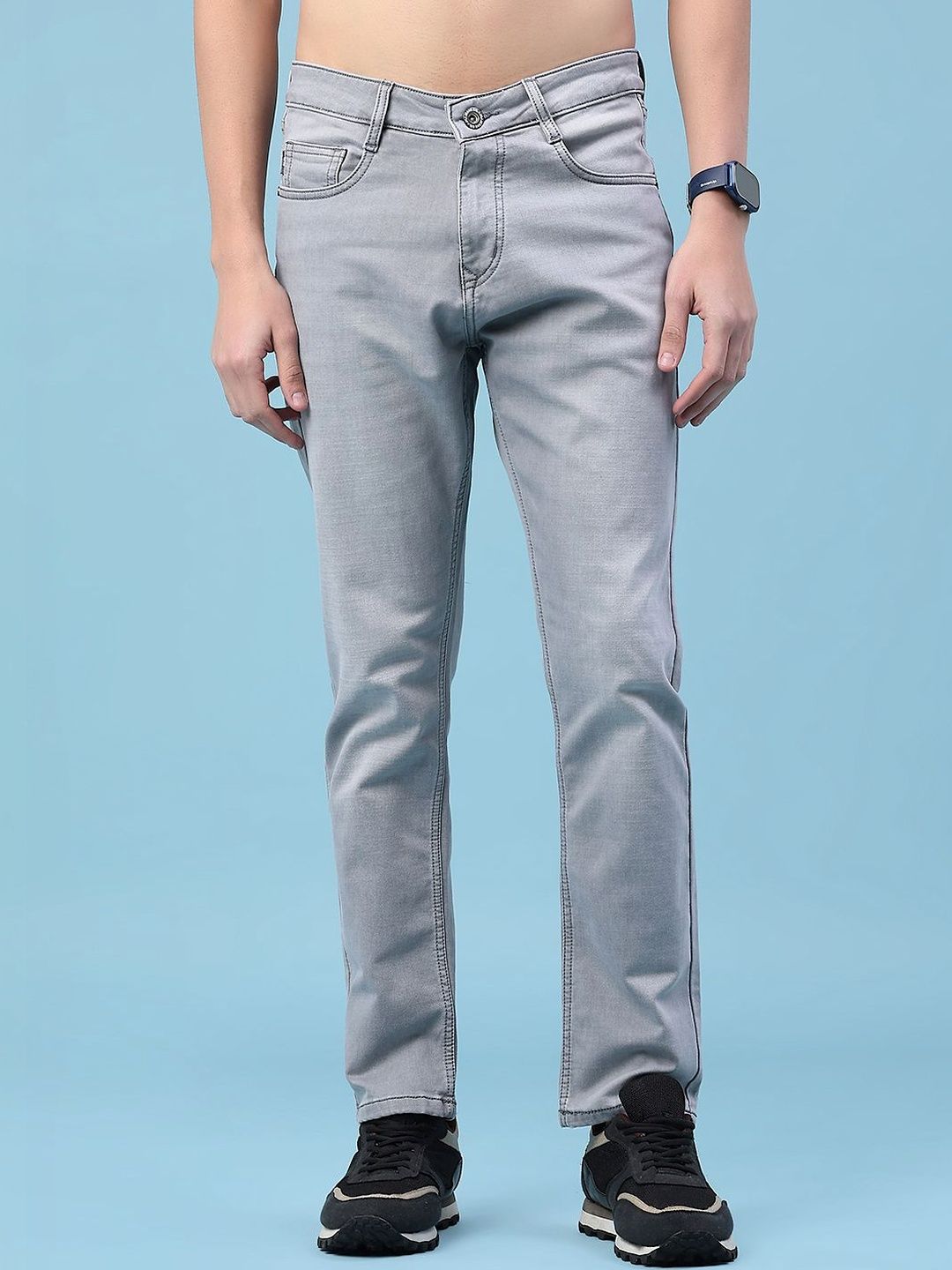 V-Mart Men Regular Fit Mid-Rise Stretchable Jeans