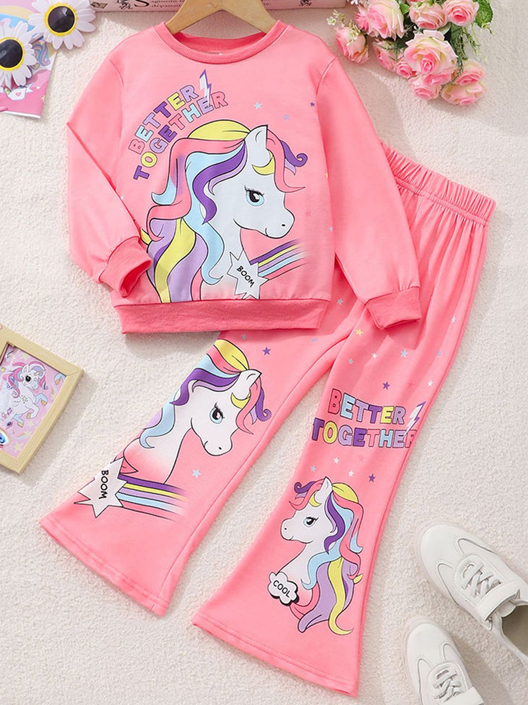 Hopscotch Girls Printed Trousers