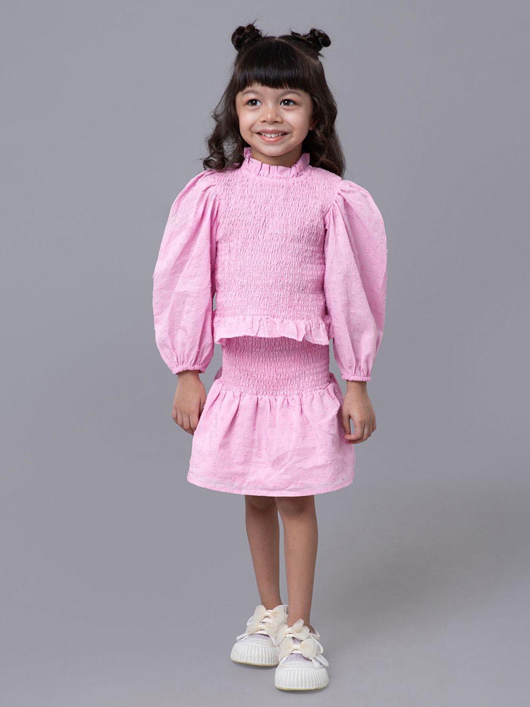 Hopscotch Girls Top with Skirt